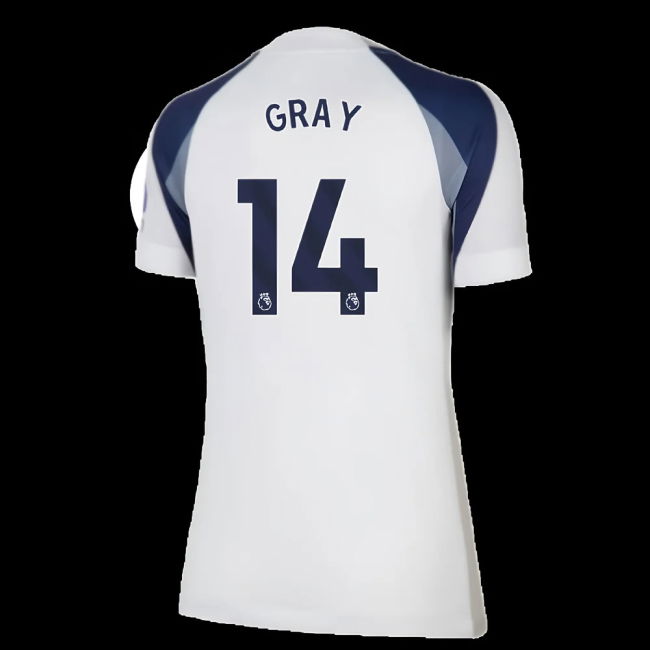 2025-2026 Tottenham Home Shirt (Womens) (Gray 14)