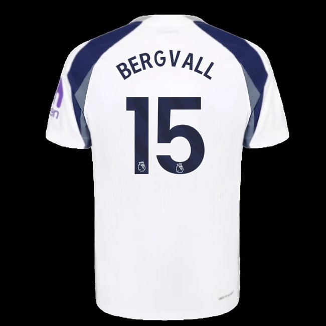 2025-2026 Tottenham Hotspur Authentic Home Shirt (Bergvall 15)