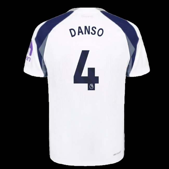 2025-2026 Tottenham Hotspur Authentic Home Shirt (Danso 4)