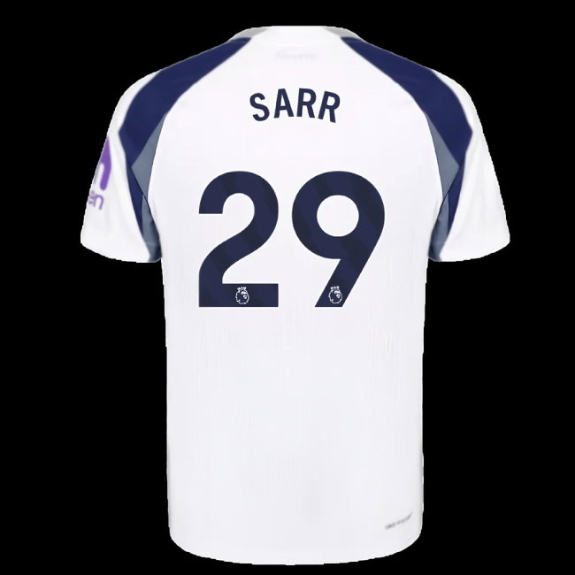 2025-2026 Tottenham Hotspur Authentic Home Shirt (Sarr 29)