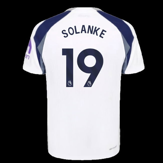 2025-2026 Tottenham Hotspur Authentic Home Shirt (Solanke 19)