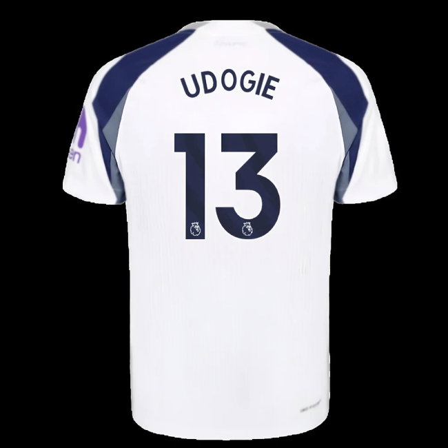 2025-2026 Tottenham Hotspur Authentic Home Shirt (Udogie 13)