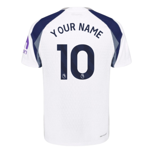 2025-2026 Tottenham Hotspur Authentic Home Shirt (Your Name)