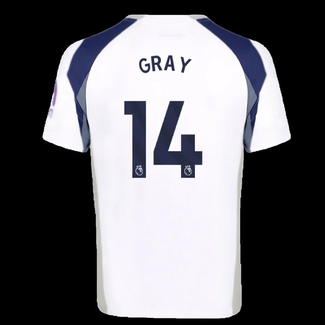 2025-2026 Tottenham Hotspur Home Shirt (Gray 14)