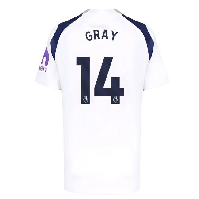 2025-2026 Tottenham Hotspur Home Shirt (Kids) (Gray 14)