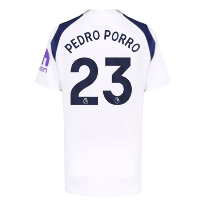 2025-2026 Tottenham Hotspur Home Shirt (Kids) (Pedro Porro 23)