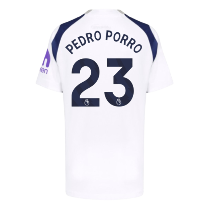 2025-2026 Tottenham Hotspur Home Shirt (Kids) (Pedro Porro 23)