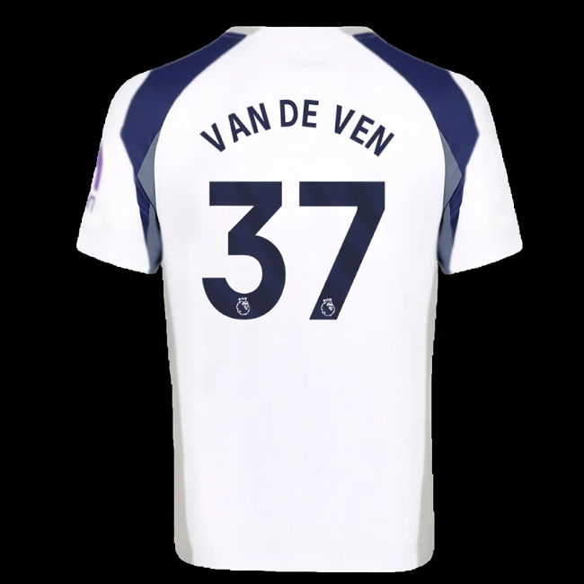 2025-2026 Tottenham Hotspur Home Shirt (Van De Ven 37)