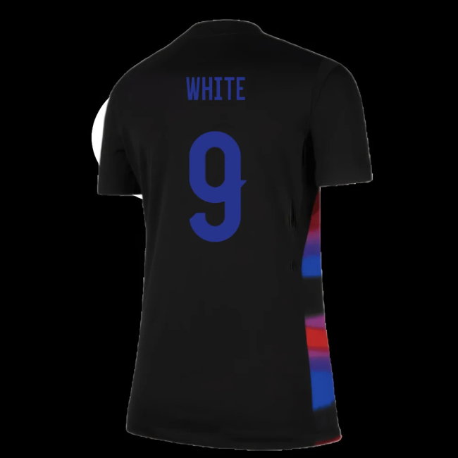 2025 England Womens Team Away Shirt (Ladies) (WHITE 9)