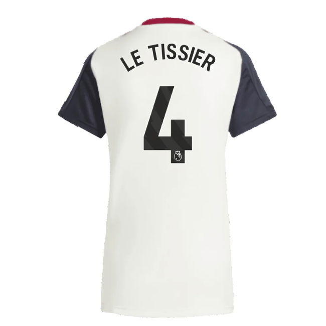 2025 Man Utd Training Jersey (Off White) - Womens (Le Tissier 4)