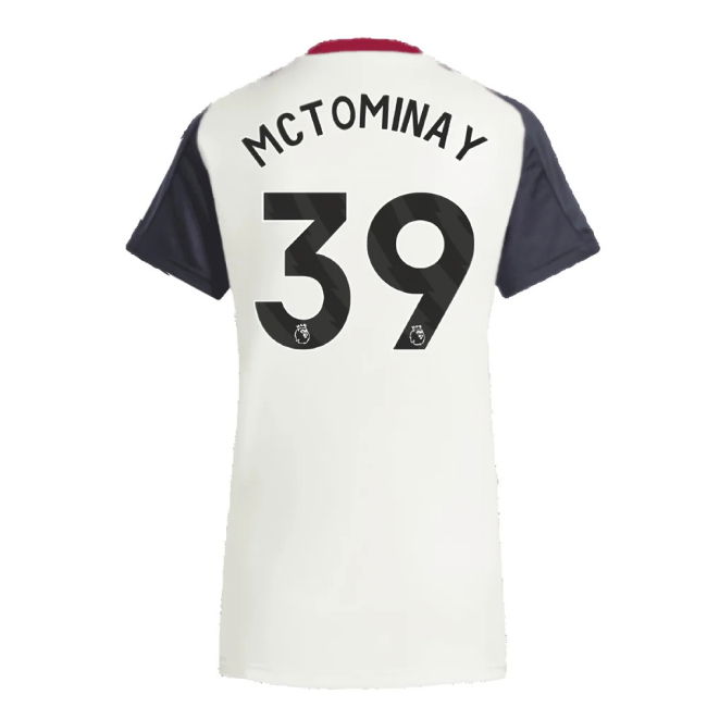 2025 Man Utd Training Jersey (Off White) - Womens (McTominay 39)
