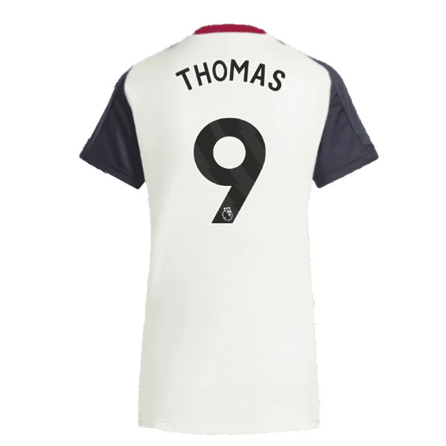 2025 Man Utd Training Jersey (Off White) - Womens (Thomas 9)