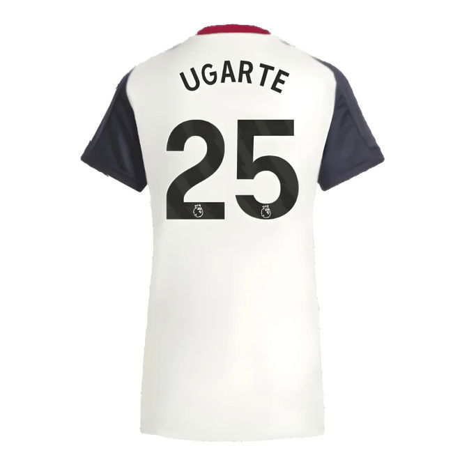 2025 Man Utd Training Jersey (Off White) - Womens (Ugarte 25)