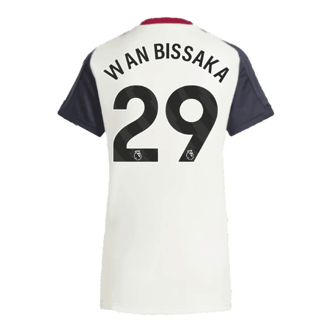 2025 Man Utd Training Jersey (Off White) - Womens (Wan Bissaka 29)