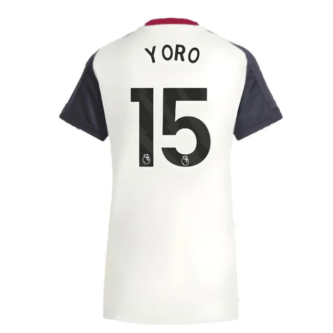 2025 Man Utd Training Jersey (Off White) - Womens (Yoro 15)