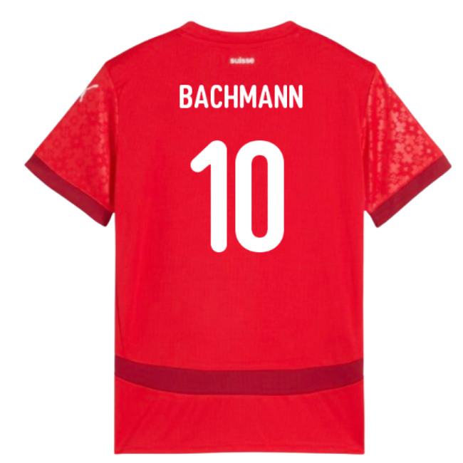 2025 Switzerland EUR25 Home Shirt (Kids) (Bachmann 10)