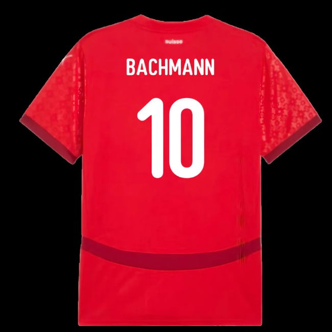 2025 Switzerland EUR25 Home Shirt (Unisex) (Bachmann 10)