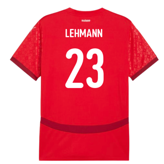 2025 Switzerland EUR25 Home Shirt (Unisex) (Lehmann 23)