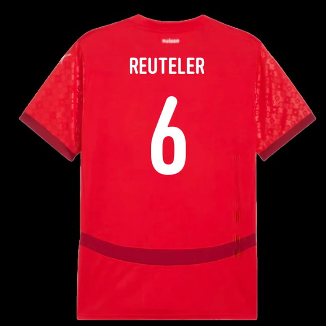 2025 Switzerland EUR25 Home Shirt (Unisex) (Reuteler 6)