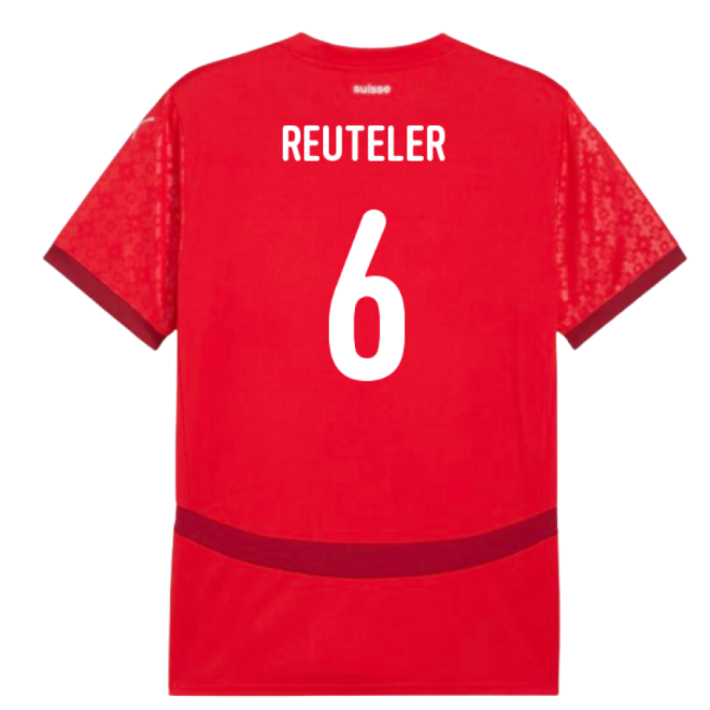 2025 Switzerland EUR25 Home Shirt (Unisex) (Reuteler 6)