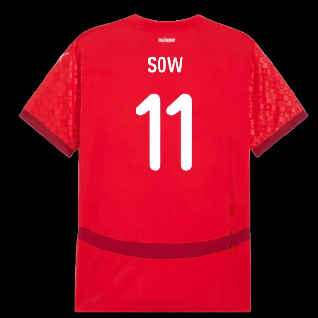 2025 Switzerland EUR25 Home Shirt (Unisex) (Sow 11)
