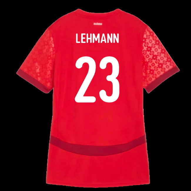2025 Switzerland EUR25 Home Shirt (Womens) (Lehmann 23)