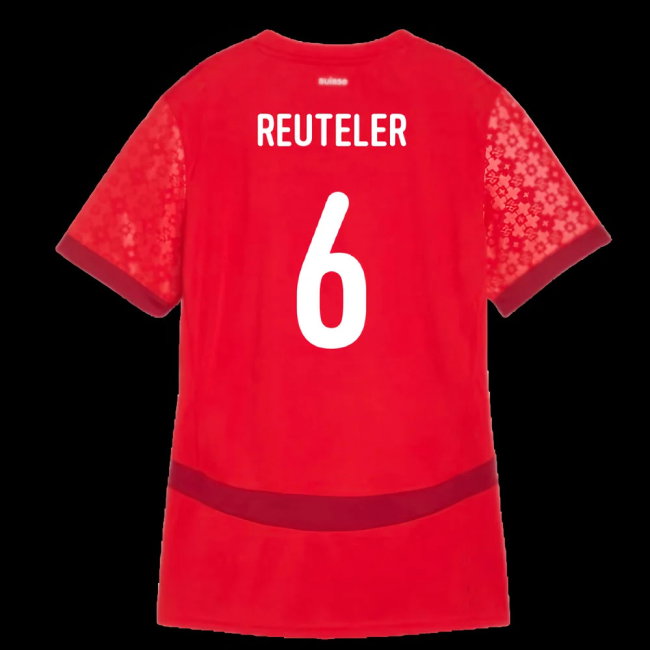 2025 Switzerland EUR25 Home Shirt (Womens) (Reuteler 6)