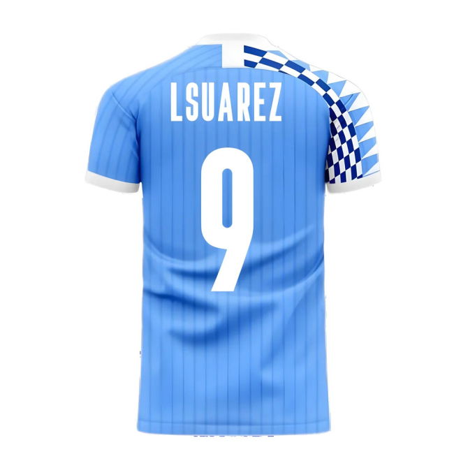 Uruguay 2025-2026 Home Concept Football Kit (Libero) (L SUAREZ 9)