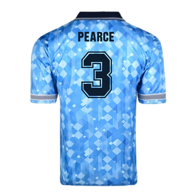 Score Draw England 1990 Third World Cup Finals Retro Football Shirt (Pearce 3)