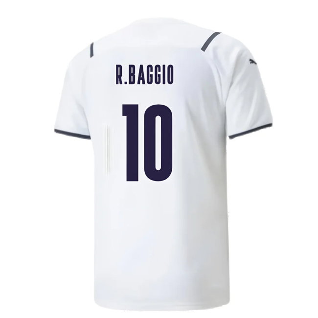 2021-2022 Italy Away Shirt (R.BAGGIO 10)