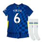 2021-2022 Chelsea Little Boys Home Mini Kit (T SILVA 6)