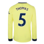 Arsenal 2021-2022 Long Sleeve Away Shirt (Thomas 5)