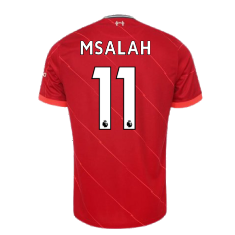 Liverpool 2021-2022 Home Shirt (Kids) (M SALAH 11)