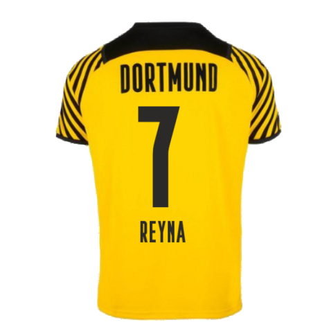 2021-2022 Borussia Dortmund Authentic Home Shirt (REYNA 7)