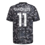 2021-2022 Juventus Pre-Match Training Shirt (Grey) (CUADRADO 11)