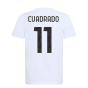 2021-2022 Juventus Training T-Shirt (White) (CUADRADO 11)