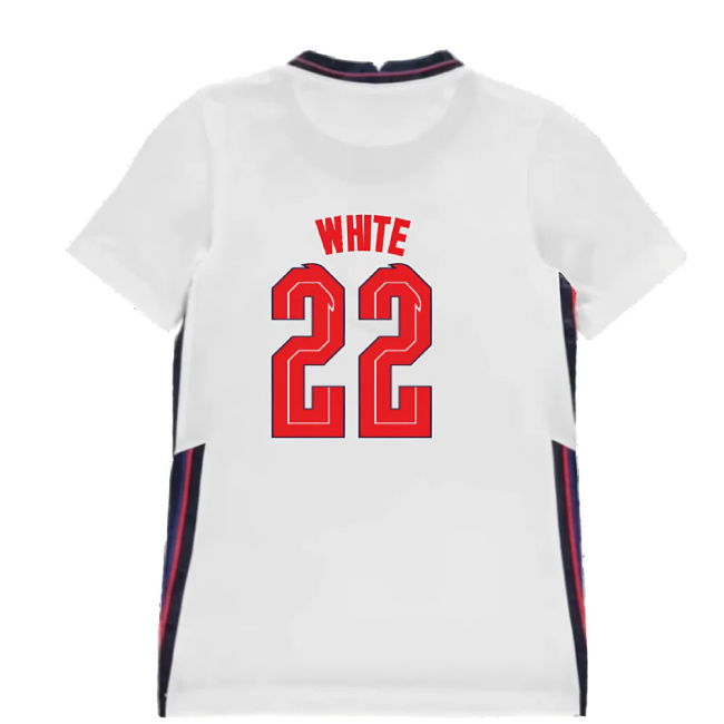 2020-2021 England Home Nike Football Shirt (Kids) (WHITE 22)