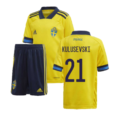 2020-2021 Sweden Home Adidas Womens Shirt (SEMA 15)