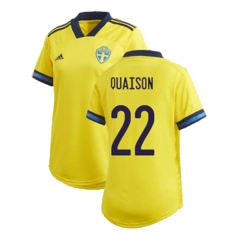 2020-2021 Sweden Home Adidas Womens Shirt (KULUSEVSKI 21)