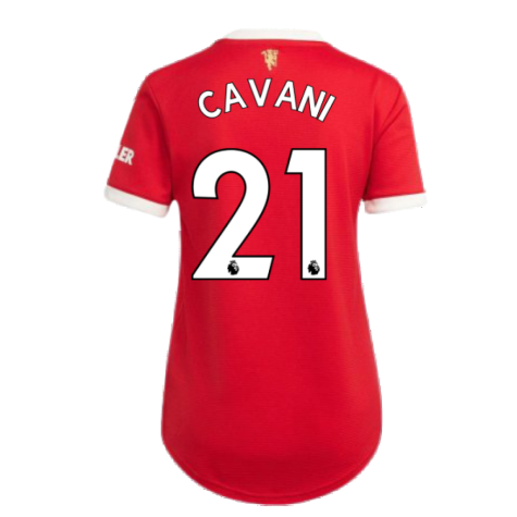 Man Utd 2021-2022 Home Shirt (Ladies) (CAVANI 21)