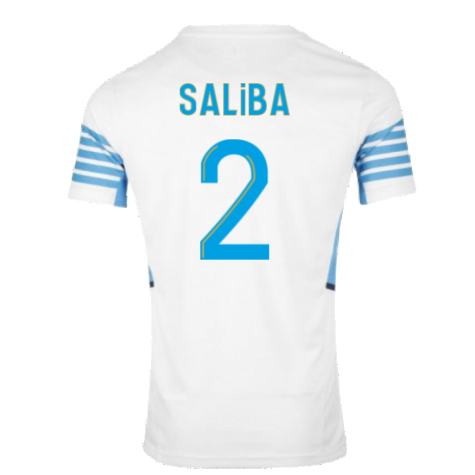 2021-2022 Marseille Home Shirt (SALIBA 2)