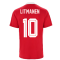 2021-2022 Ajax Training Jersey (Red) (LITMANEN 10)