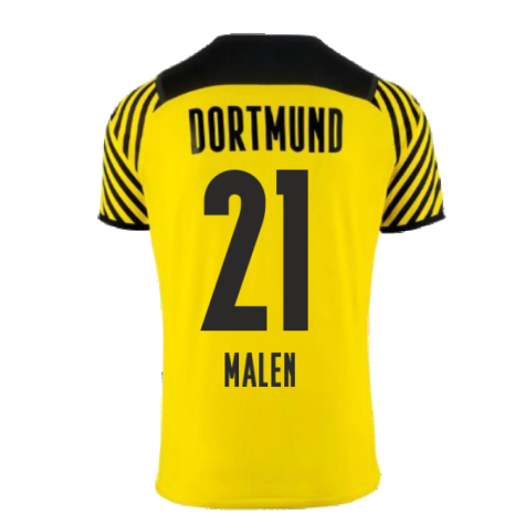2021-2022 Borussia Dortmund Home Shirt (Kids) (MALEN 21)