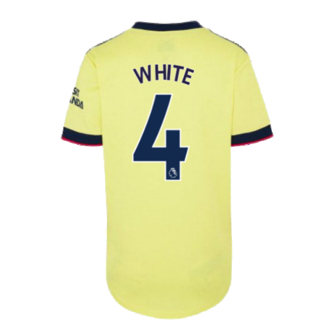 Arsenal 2021-2022 Away Shirt (Ladies) (WHITE 4)