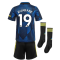 Man Utd 2021-2022 Third Mini Kit (Blue) (R VARANE 19)