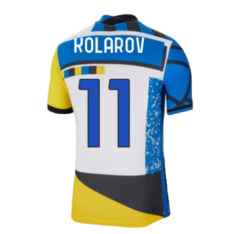 2021-2022 Inter Milan Vapor 4th Shirt (KOLAROV 11)