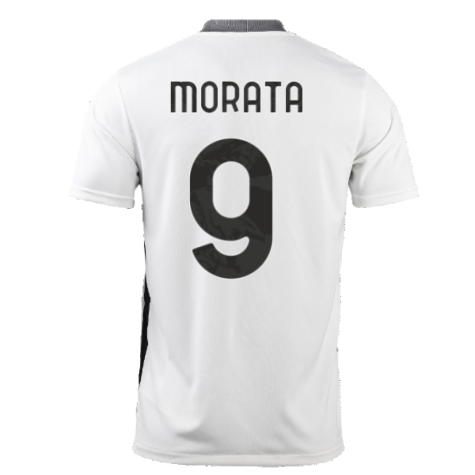 2021-2022 Juventus Training Shirt (White) (MORATA 9)