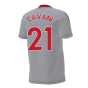 Man Utd 2021-2022 Training Tee (Grey) (CAVANI 21)
