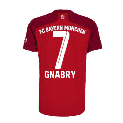2021-2022 Bayern Munich Home Shirt (Kids) (GNABRY 7)