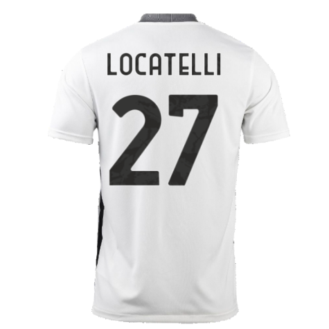 2021-2022 Juventus Training Shirt (White) (LOCATELLI 27)